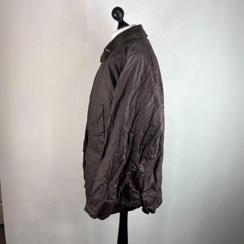 McPercy Harbour Mens Premium Wax Hunting/Farming Jacket in Brown size Large