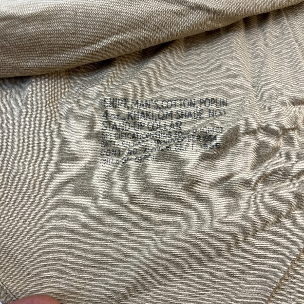Vintage US Marines USMC Heavy Twill Workwear Shirt Long Sleeve Military size L