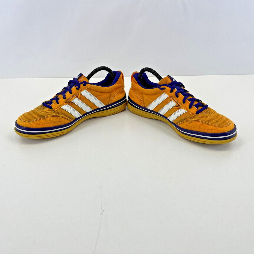 Rare Adidas Janeirinha Sala Indoor Football Trainers Shoes Yellow & Blue UK 7.5
