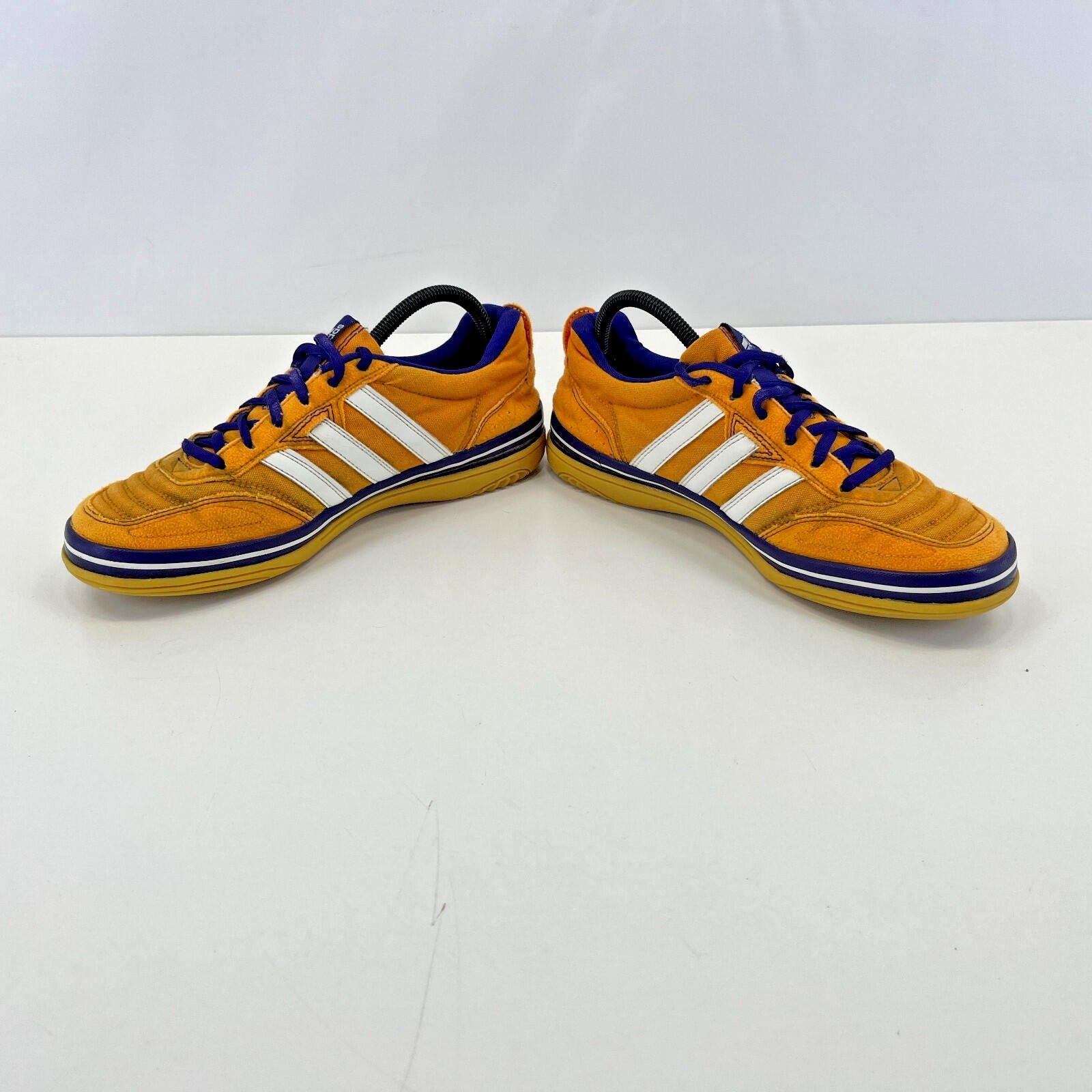 Rare Adidas Janeirinha Sala Indoor Football Trainers Shoes Yellow & Blue UK 7.5