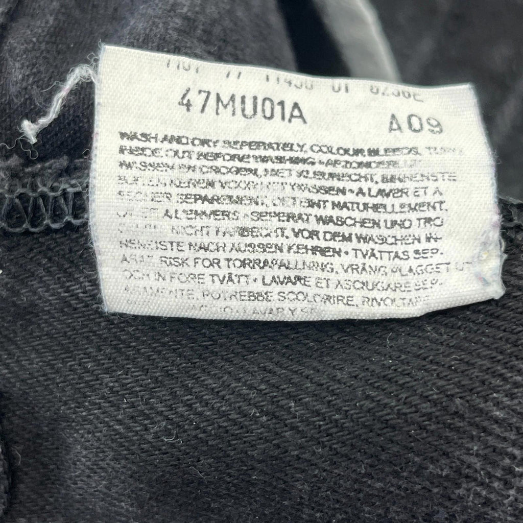 Wrangler Men’s Black Straight Fit Jeans size W34" L32" 100% Cotton