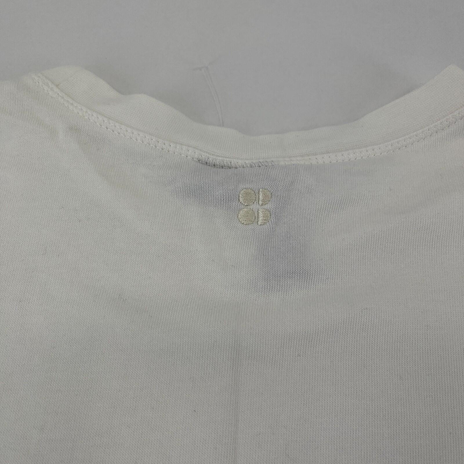 Sweaty Betty Women's After Class Short Sleeve Sweatshirt in White size XS - NWOT