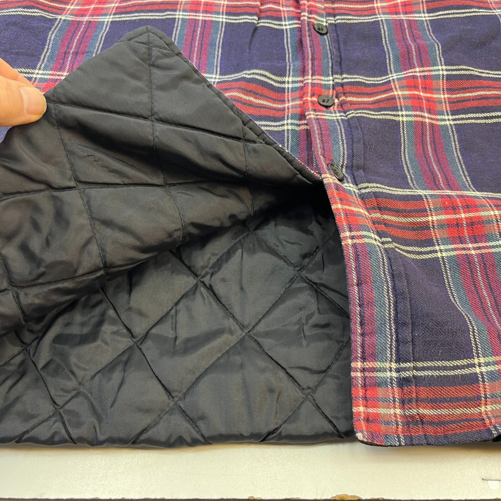 Coleman Men's Insulated Quilt Lined Shacket Jacket Lumberjack Shirt size XL