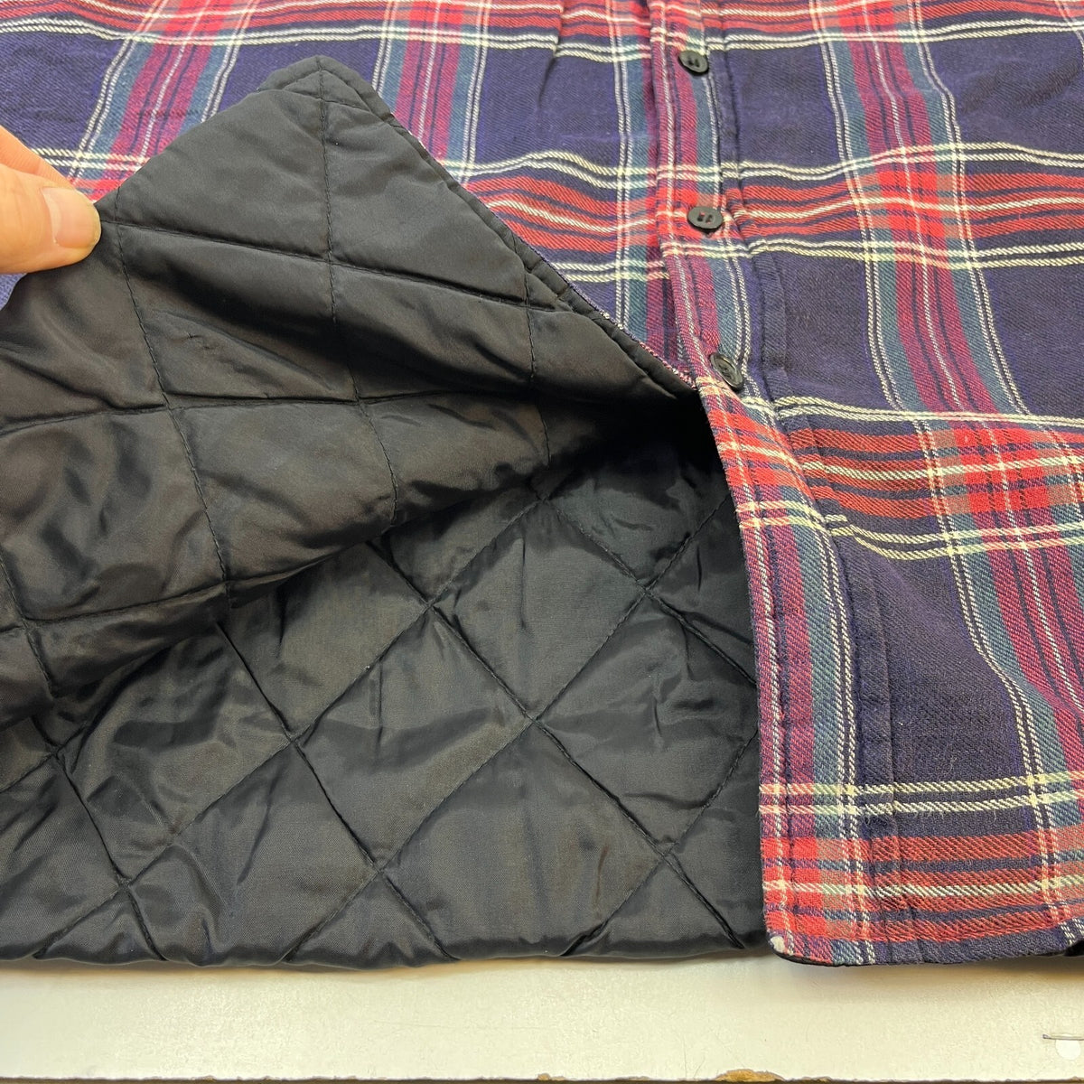 Coleman Men's Insulated Quilt Lined Shacket Jacket Lumberjack Shirt size XL