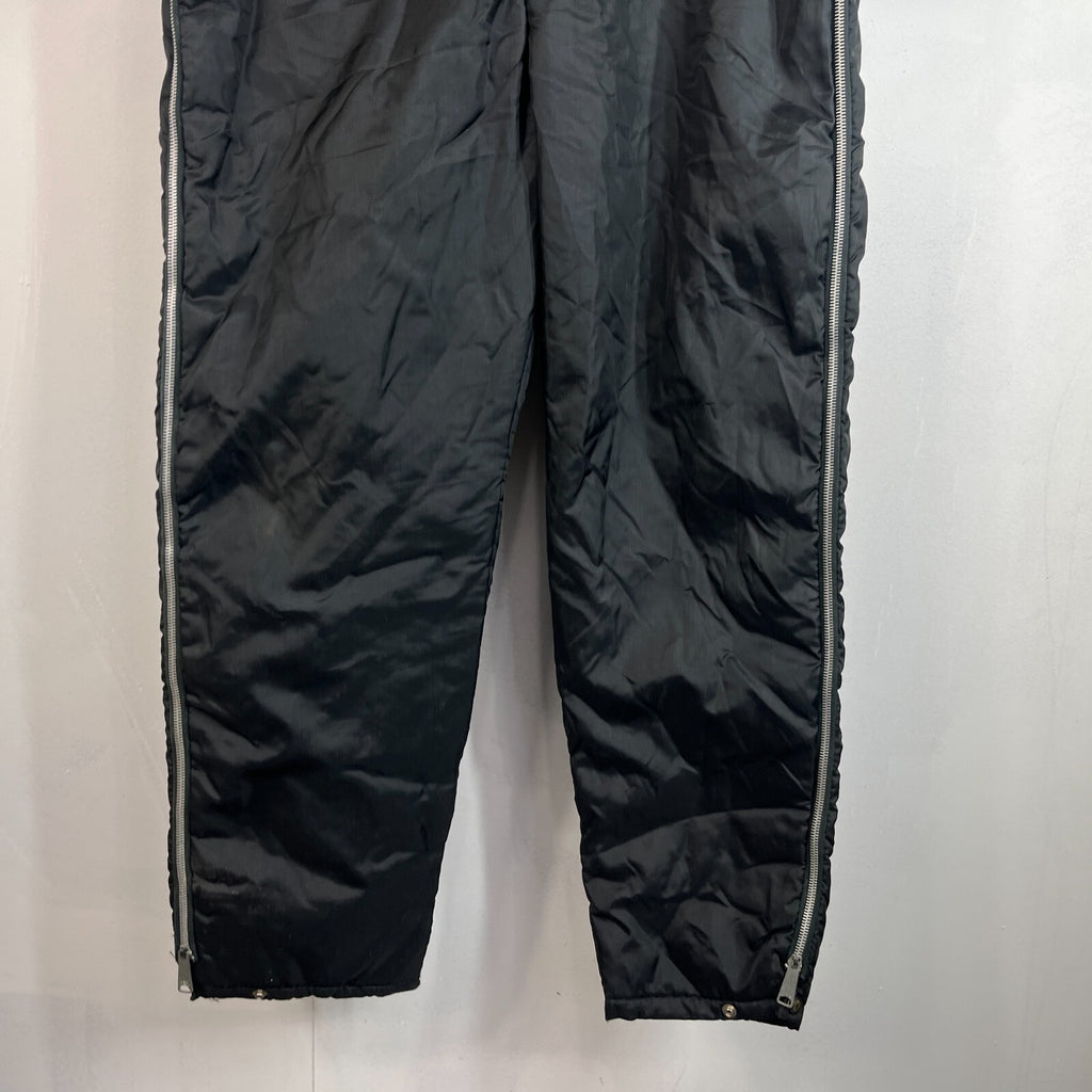 Vintage Western Field Ski Suit One Piece 90s Snowsuit Winter Black Womens size M