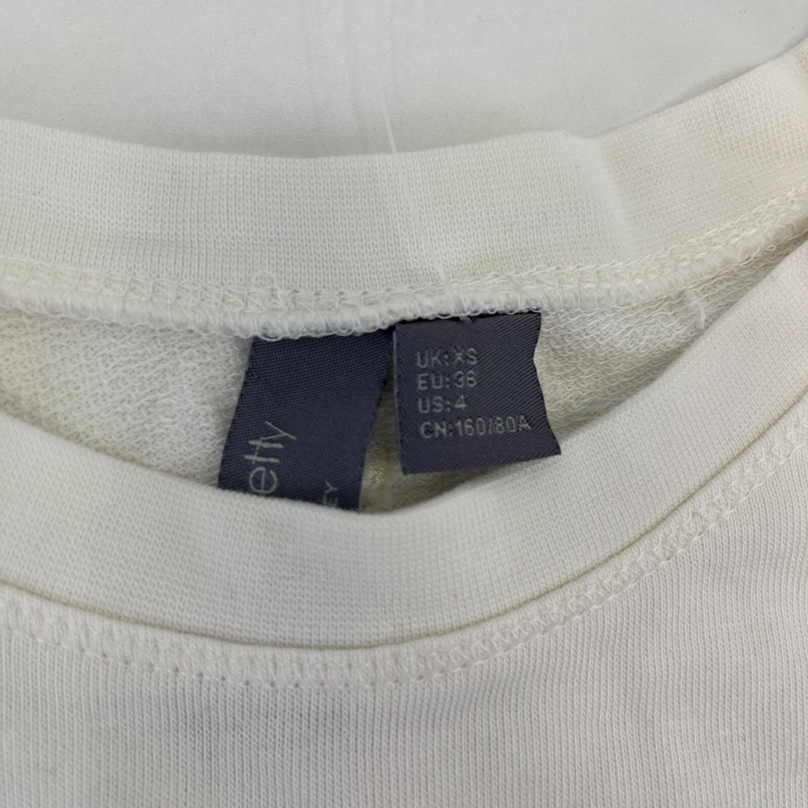 Sweaty Betty Women's After Class Short Sleeve Sweatshirt in White size XS - NWOT