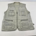 Duke Biaud Men's Grey Denim Waistcoat Hunting Fishing Multi Pocket Gilet size XL
