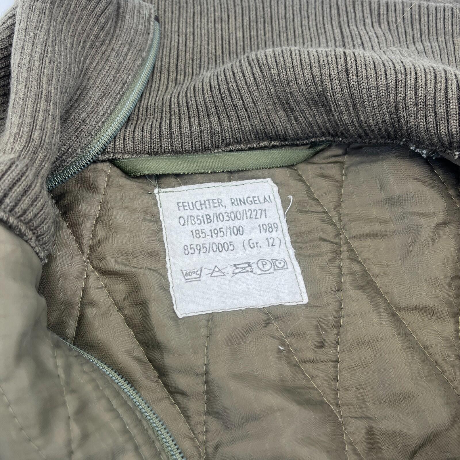 German Bundeswehr Army Quilted Coveralls Gr.12 Tank Suit Boiler Overalls