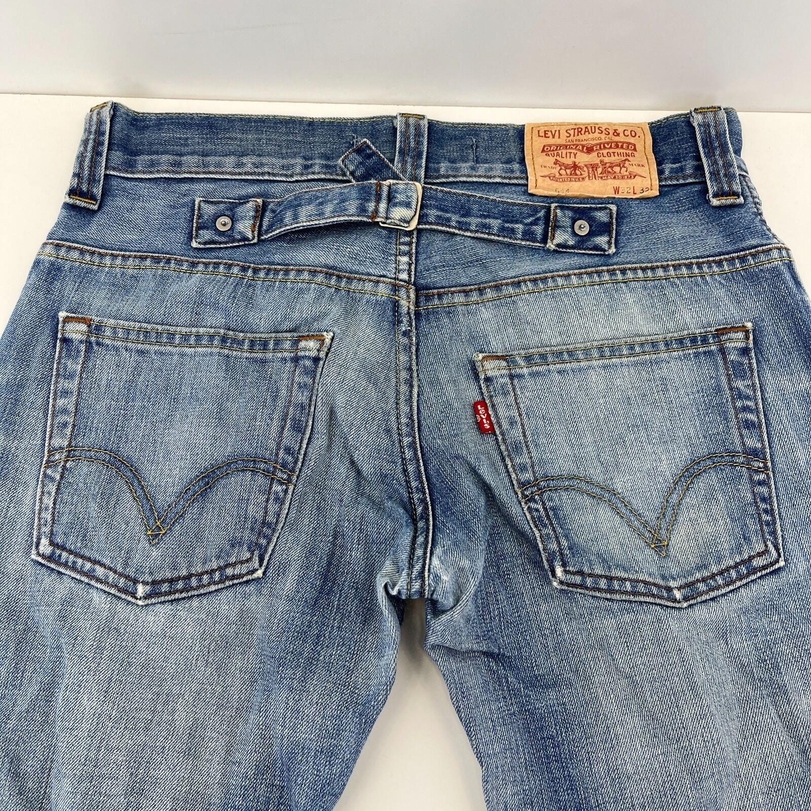 Levi’s 511 Blue Slim Fit Denim Jeans Women’s size W32" L32" 100% Cotton