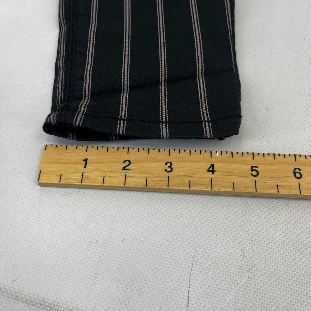 C&A Clockhouse Womens Black Striped Jeans Jegging Leg Skinny size 44R - NWOT