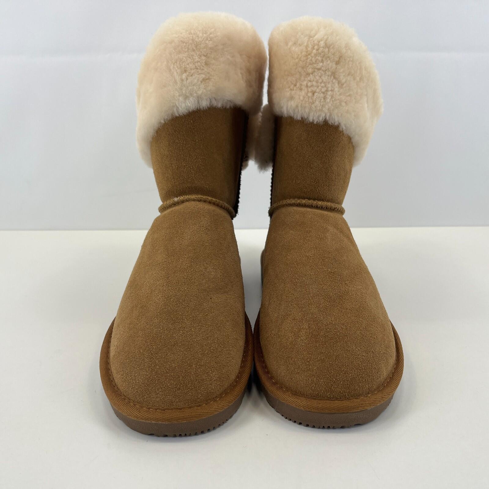 Gooce Beverly Womens Suede Ankle Boots Warm Faux Fur Lined size UK 8 / EU 41