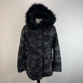 Superdry The Rookie Military Jacket  Camo Womens UK 10 Combat Utility Field Coat