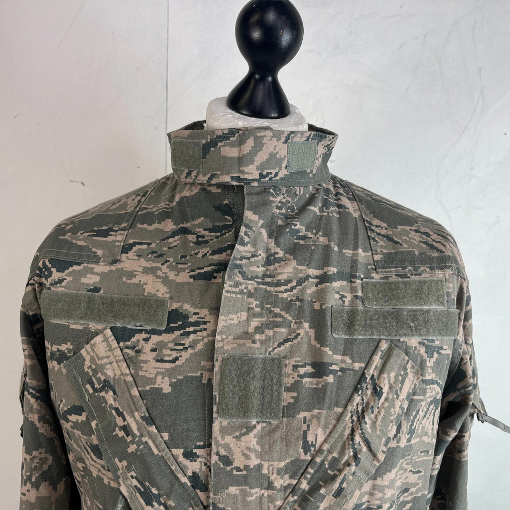 US Air Force Tactical Flight Duty Uniform Jacket Tiger Stripe BDU Medium Short