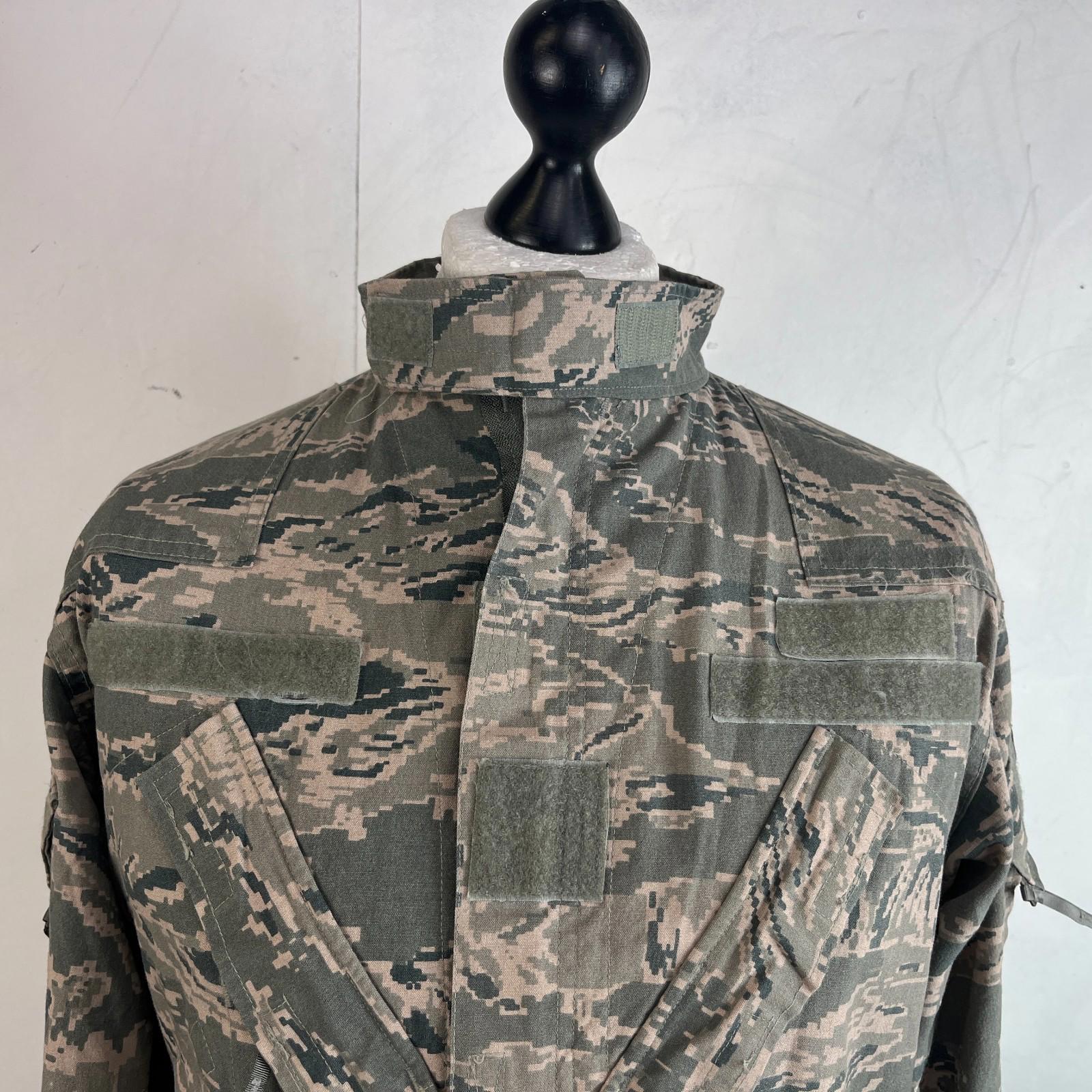 US Air Force Tactical Flight Duty Uniform Jacket Tiger Stripe BDU Medium Short