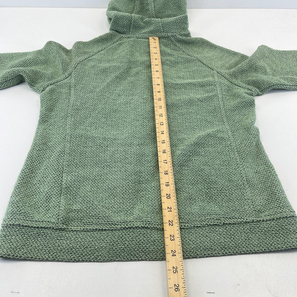 Weird Fish Macaroni Fleece Jacket Women's UK size 12 Full Zip Hooded Mint Green