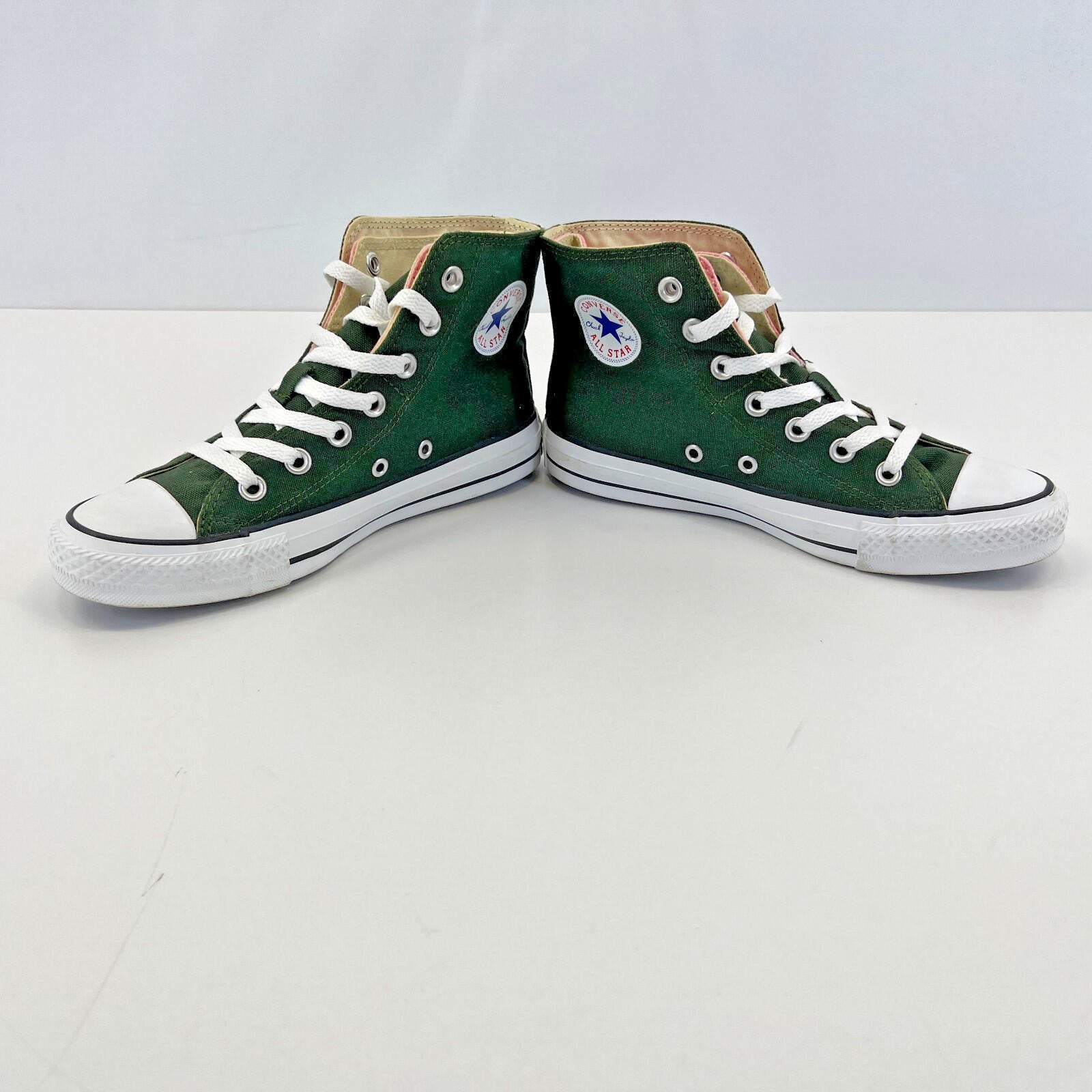 Converse All Star Chuck Taylor Double Layer Trainers Forest Green/Pink UK size 4