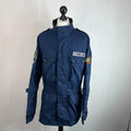 Polizia Locale Milan Police Parka Jacket in Navy Blue with Badges size 2XL