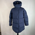 Sweaty Betty Nimbus Mid Waterproof Puffer Coat size XS Navy Blue - Near Mint