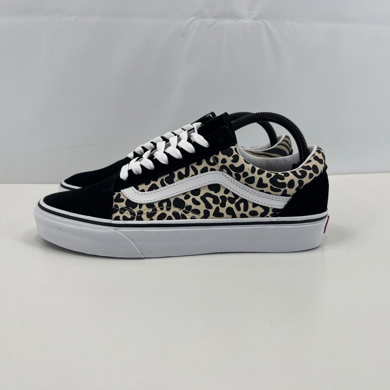 Vans Safari Animal Print Low Top Trainers size UK 6.5 EU 40 - New in Box