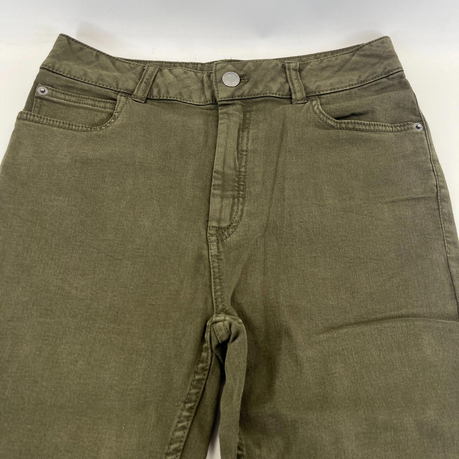 Marks & Spencer Khaki Green Super Skinny Jeans UK Women's size 10L - NWOT