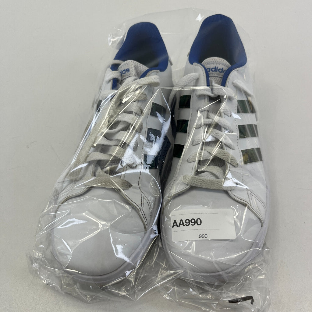 adidas Grand Court 2.0 Shoes Trainers White/Blue/Camo Size UK 5.5 EU 38 2/3