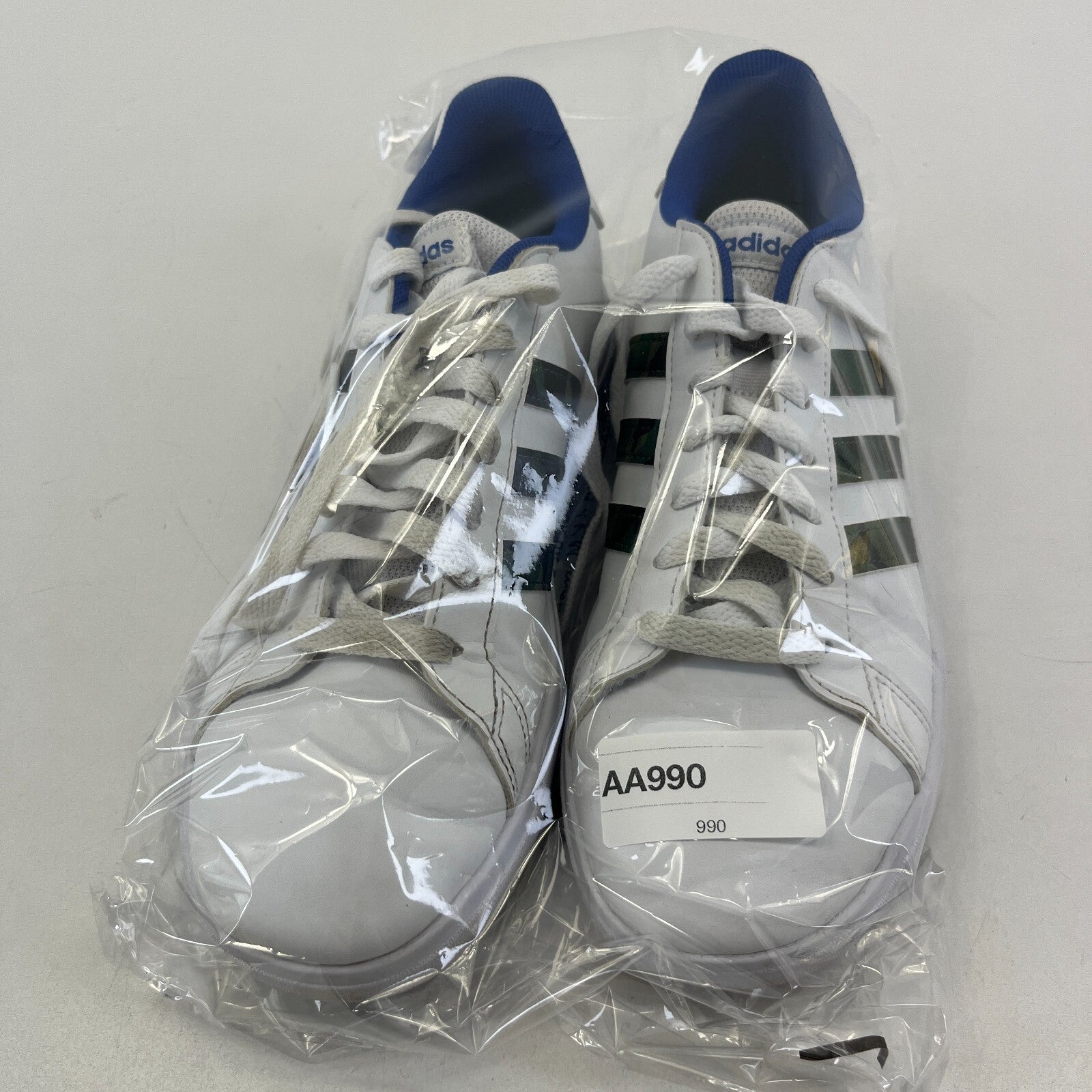 adidas Grand Court 2.0 Shoes Trainers White/Blue/Camo Size UK 5.5 EU 38 2/3