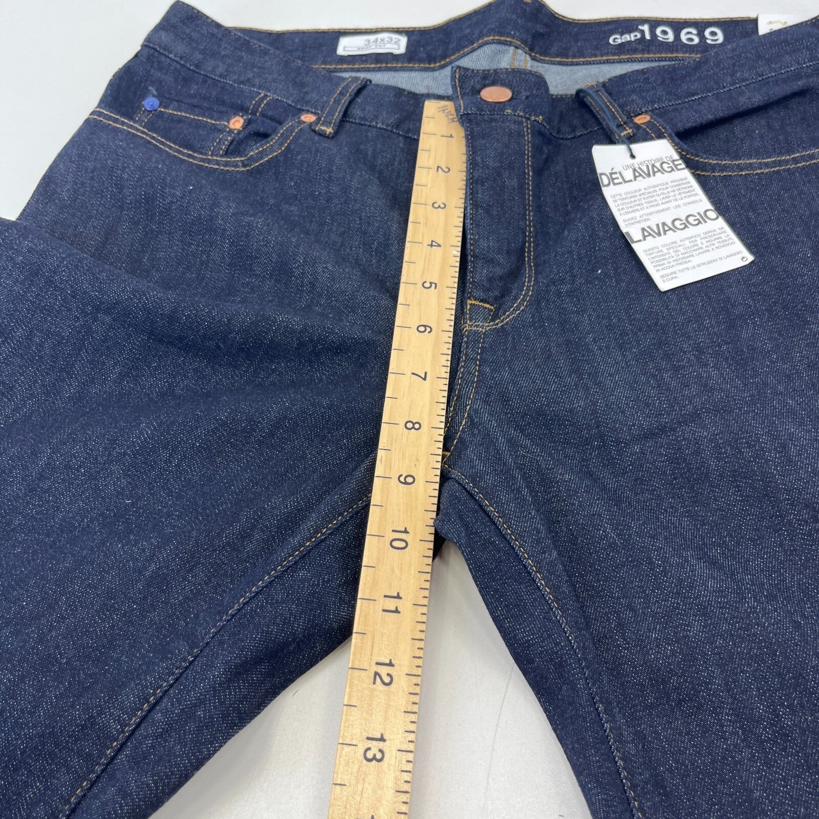Gap Coupe Semi-Evasee Boot Cut Jeans Dark Blue W34" L32" - New