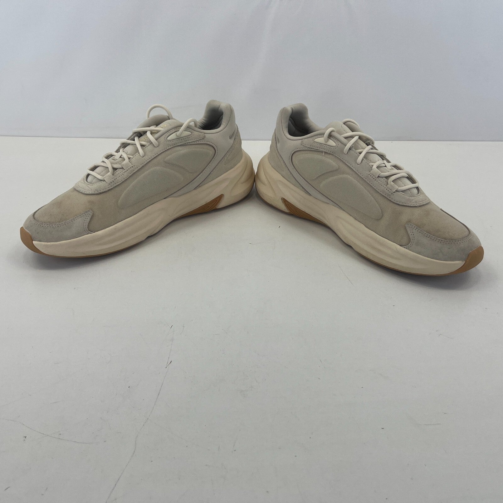 Adidas Ozelle Cloudfoam Trainers in Beige Men's size UK 12 EU 47 1/3