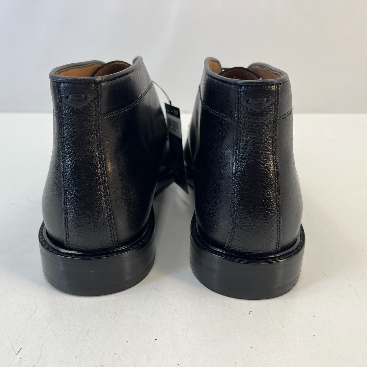 Marks & Spencer Sartorial Black Leather Smart Luxury Boots UK 10.5 RRP £120 New