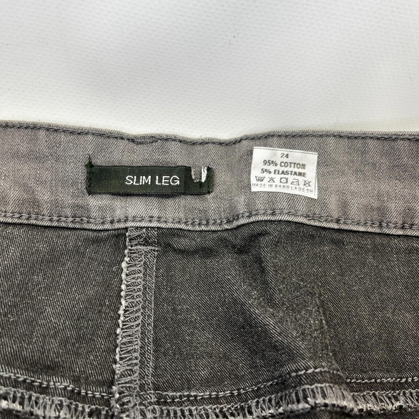 Marks & Spencer Grey Slim Leg Jeans - UK size 24 - BNWOT