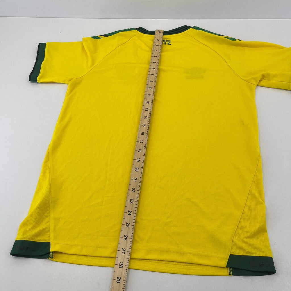 Jamaica Football Shirt size M Yellow Green Home 2021-2022 Mens Soccer Umbro