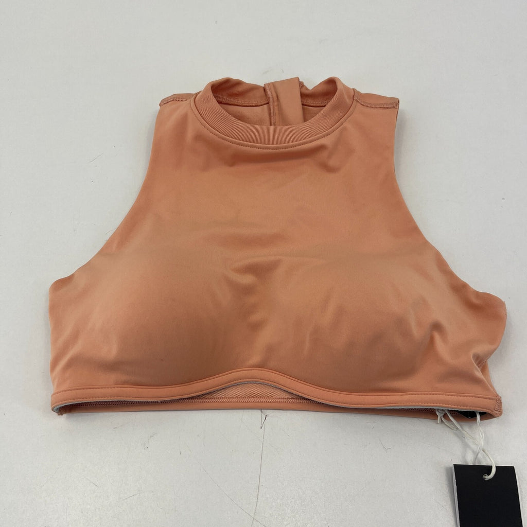 Adidas Ivy Park Crop Top Sports Bra in Peach Orange size Small - New