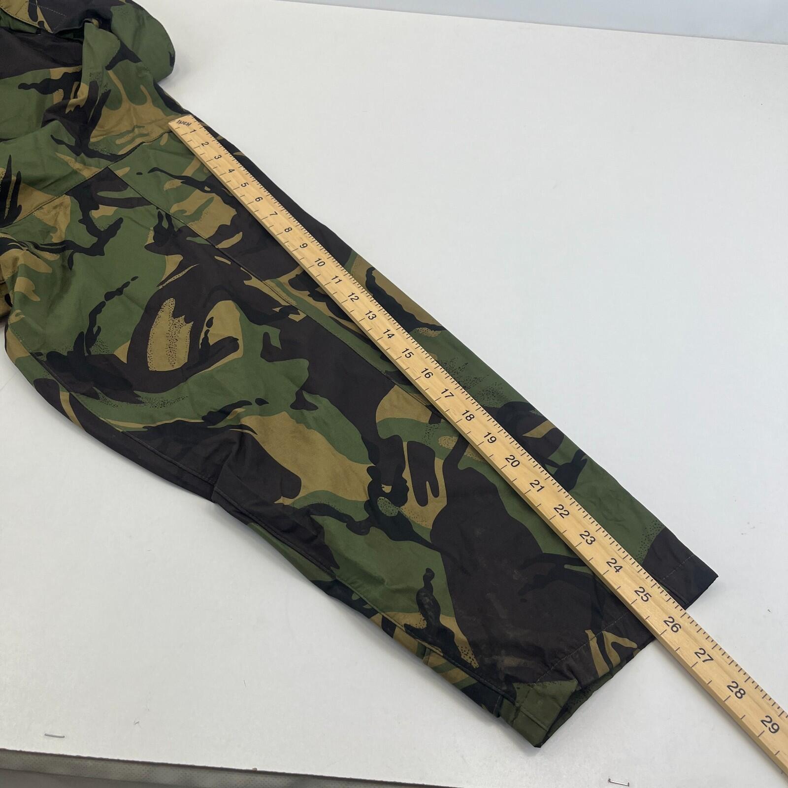British DPM Camouflage Waterproof Camo Jacket Coat Hooded Surplus 180/104 Large