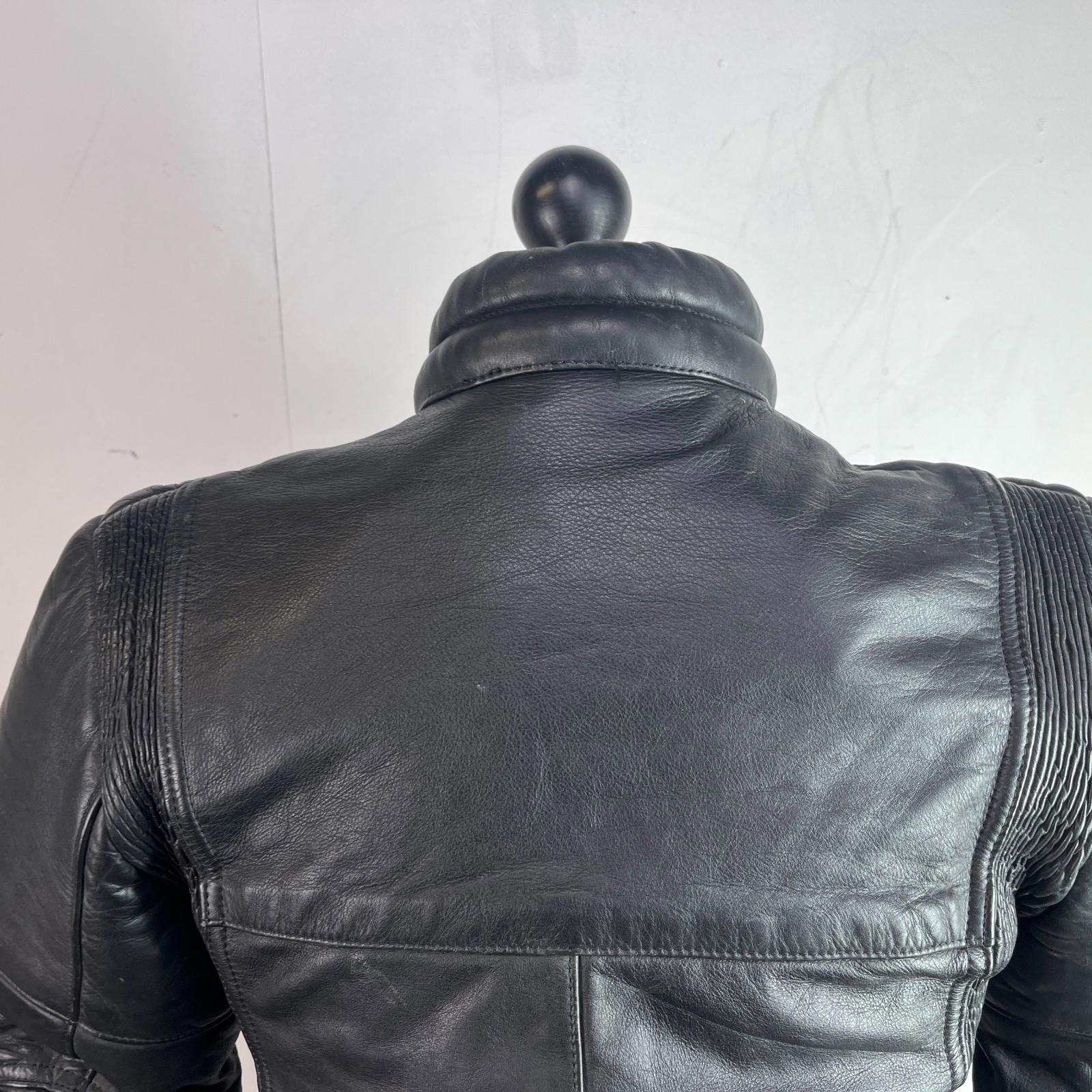 Buffalo Women's Motorcycle Biker Leather Jacket size 8 (Small) Thermal Lined