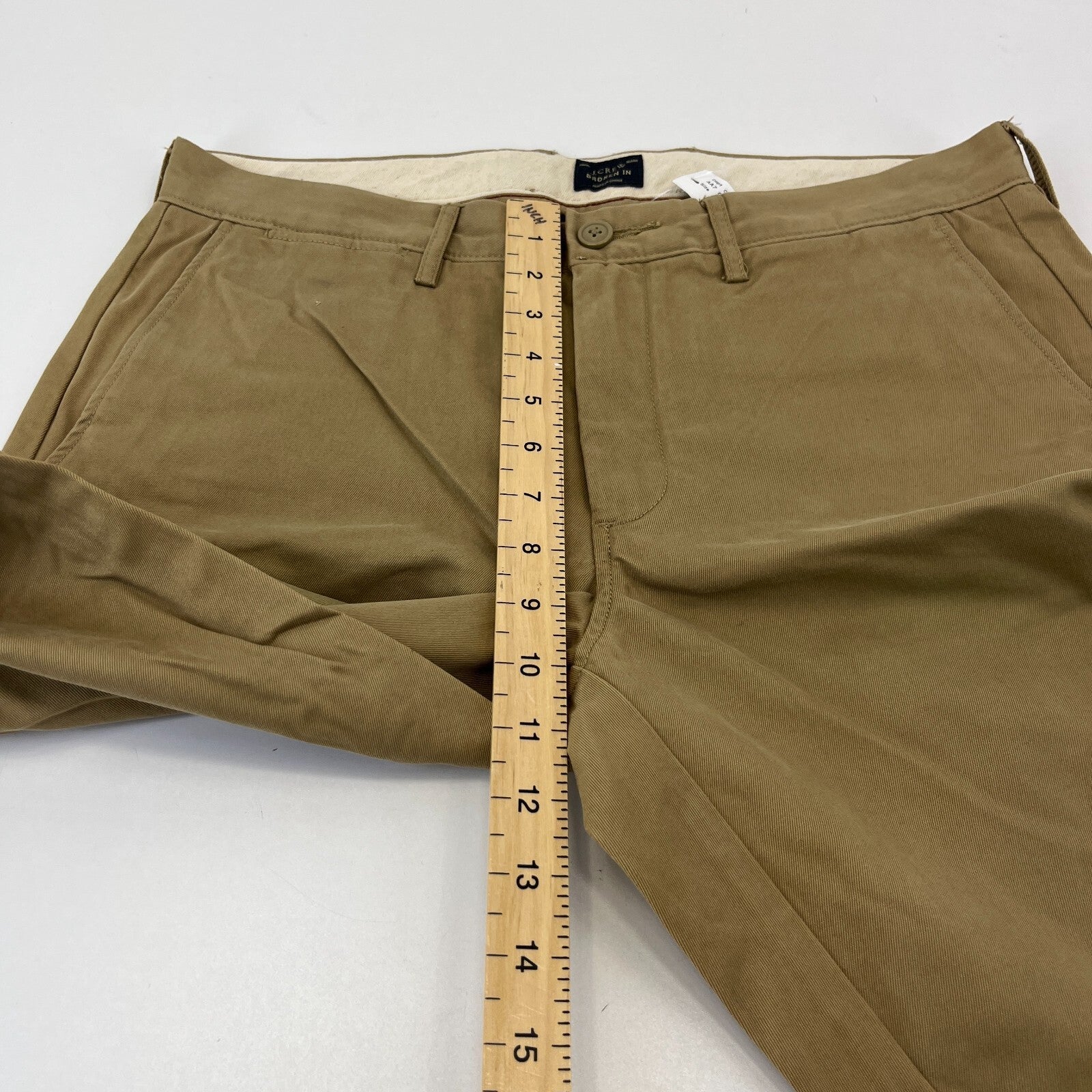 J Crew 770 Straight Fit Chino Trousers in Beige W32" L30" New with Tags