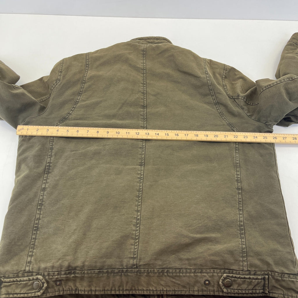 Levi's Vintage Quilted Cotton Khaki Bomber Trucker Jacket Mens size XL