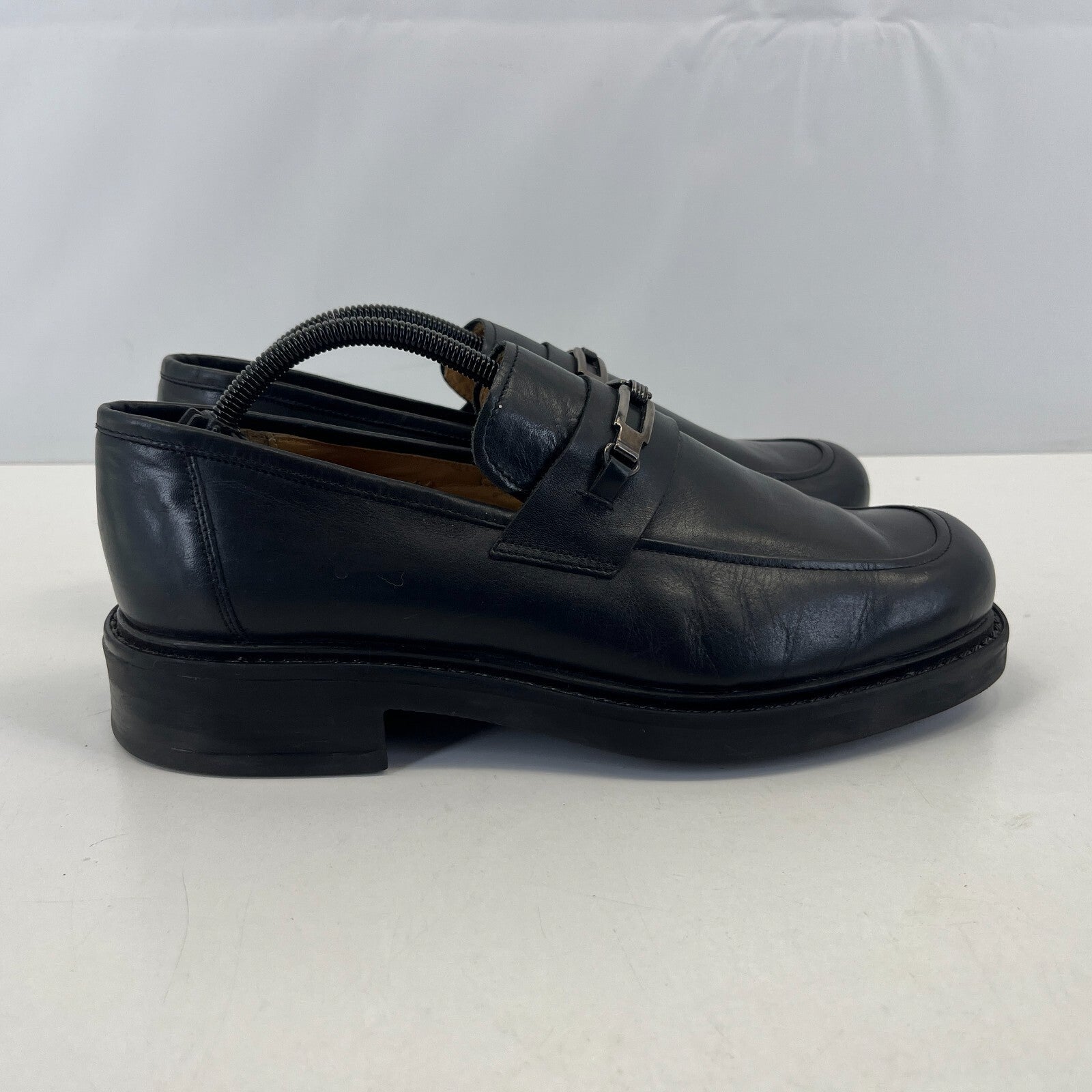 Clarks Men's Slip-On Casual Loafers Black size 8.5 Leather Casual