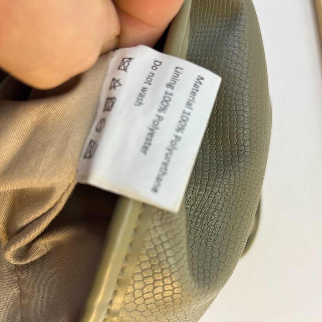 Bulaggi Medium Khaki Green Leather Tote Handbag