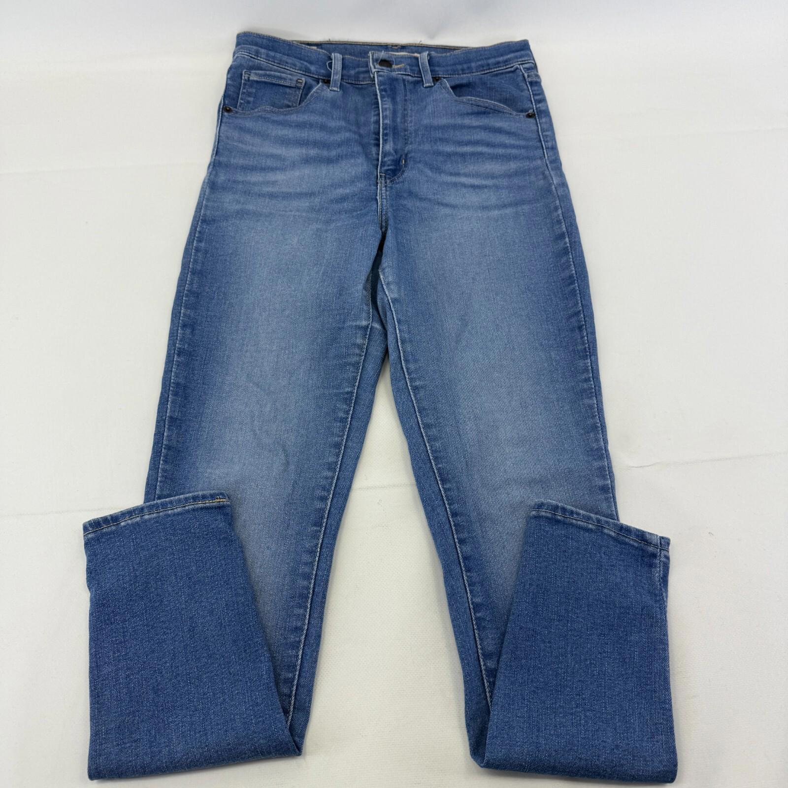 Levi’s Premium Mile High Super Skinny Jeans Blue Denim W28" Leg 28"