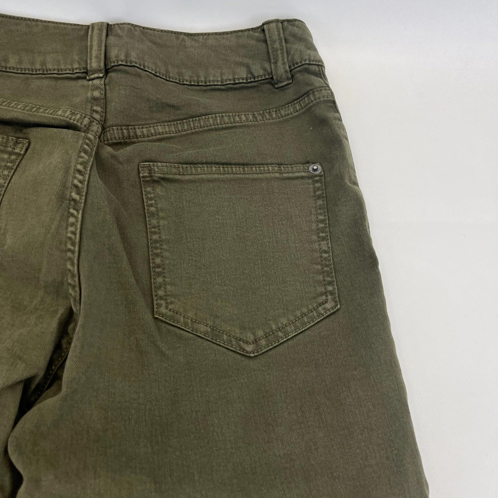 Marks & Spencer Khaki Green Super Skinny Jeans UK Women's size 10L - NWOT