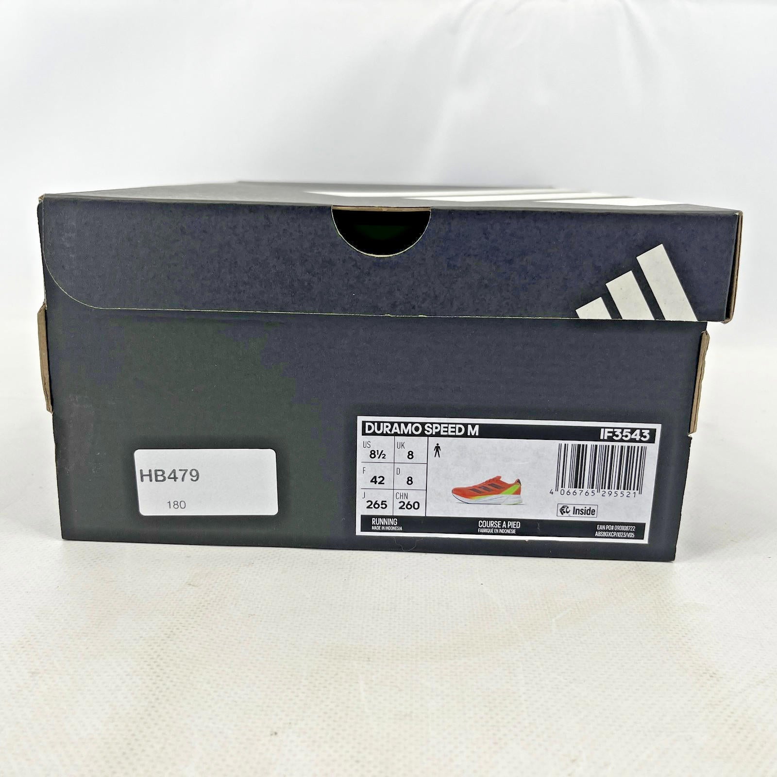 Adidas Duramo Speed Running Trainers Runners Salmon Pink IF3543 UK size 8 - New