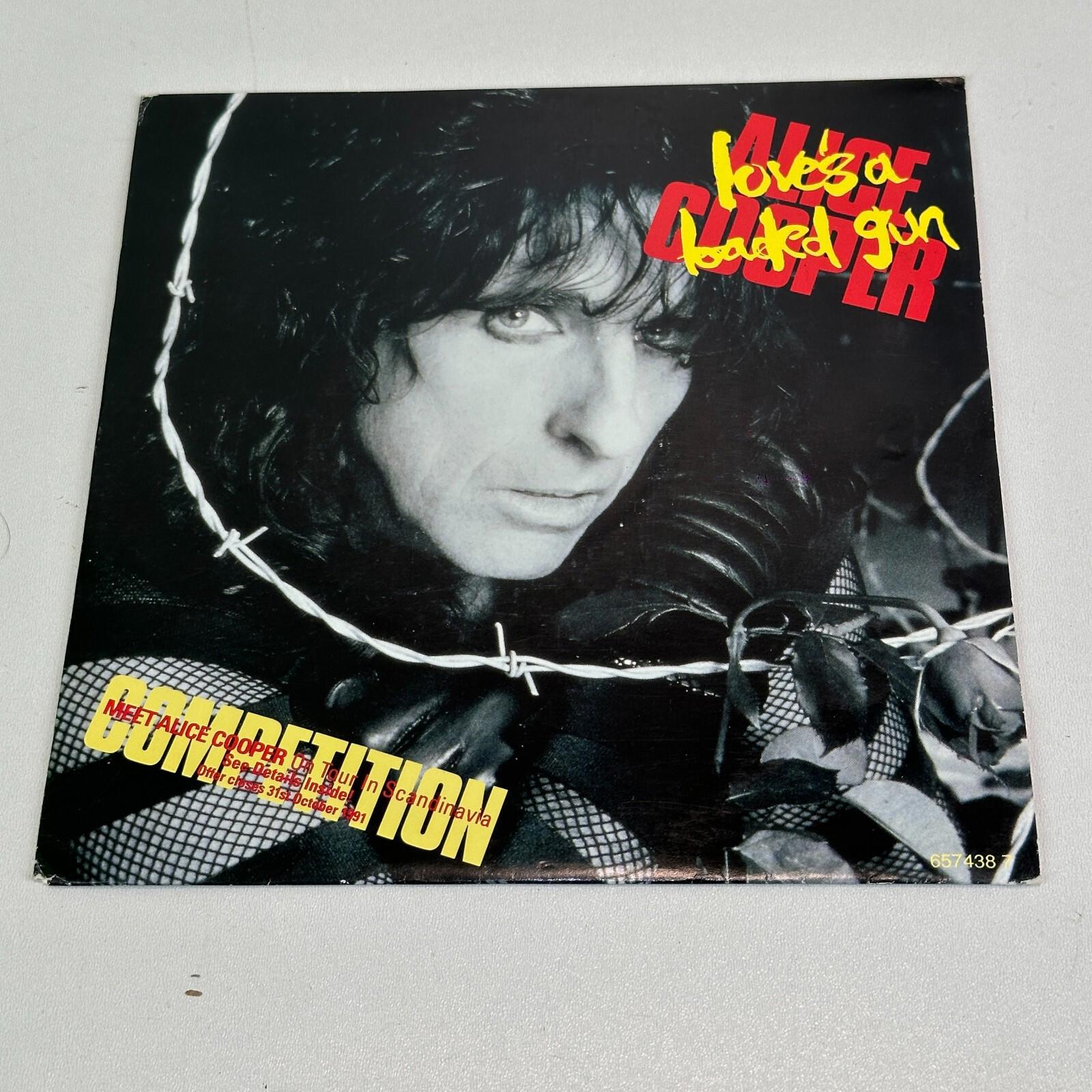 Alice Cooper - Love's A Loaded Gun - 7" Vinyl Single COMPETITION Press EX/EX