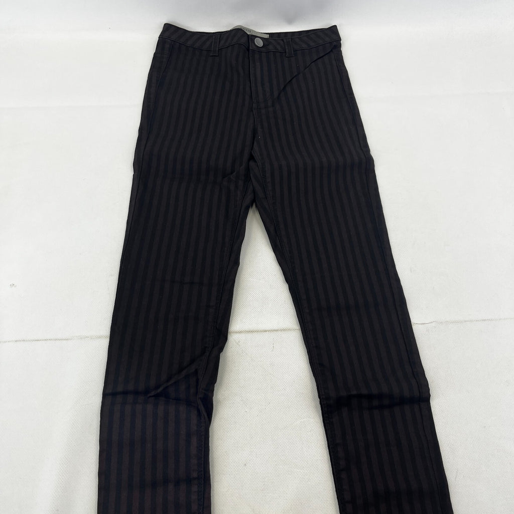 Clockhouse Womens Black/Purple Striped Jegging Jeans Skinny size 33R NWOT