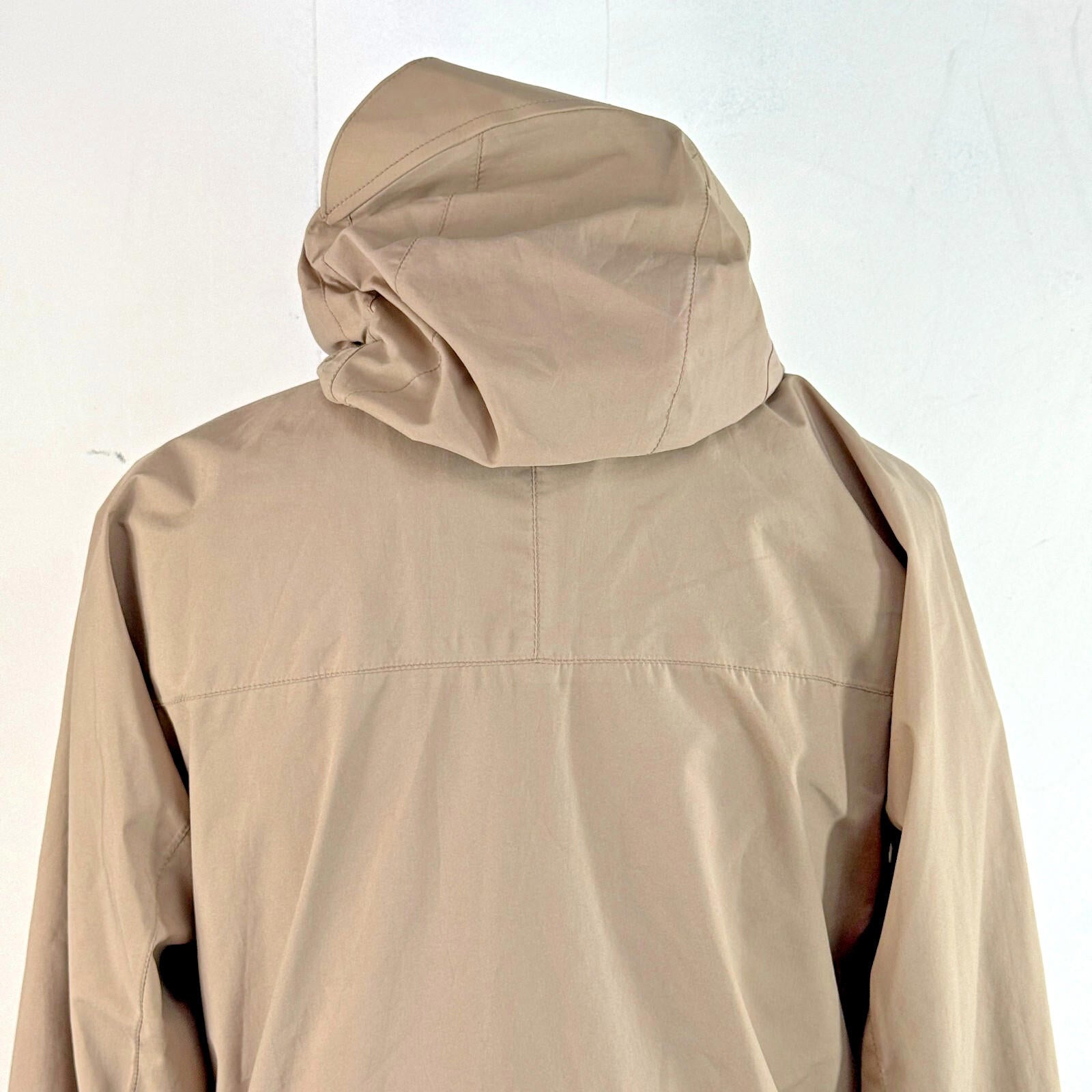 Rohan Atlas Jacket Khaki Beige Brown size S Waterproof + Removable Hood