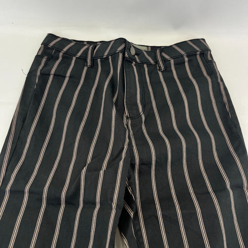 C&A Clockhouse Womens Black Striped Jeans Jegging Leg Skinny size 38R - W28" L29" - NWOT