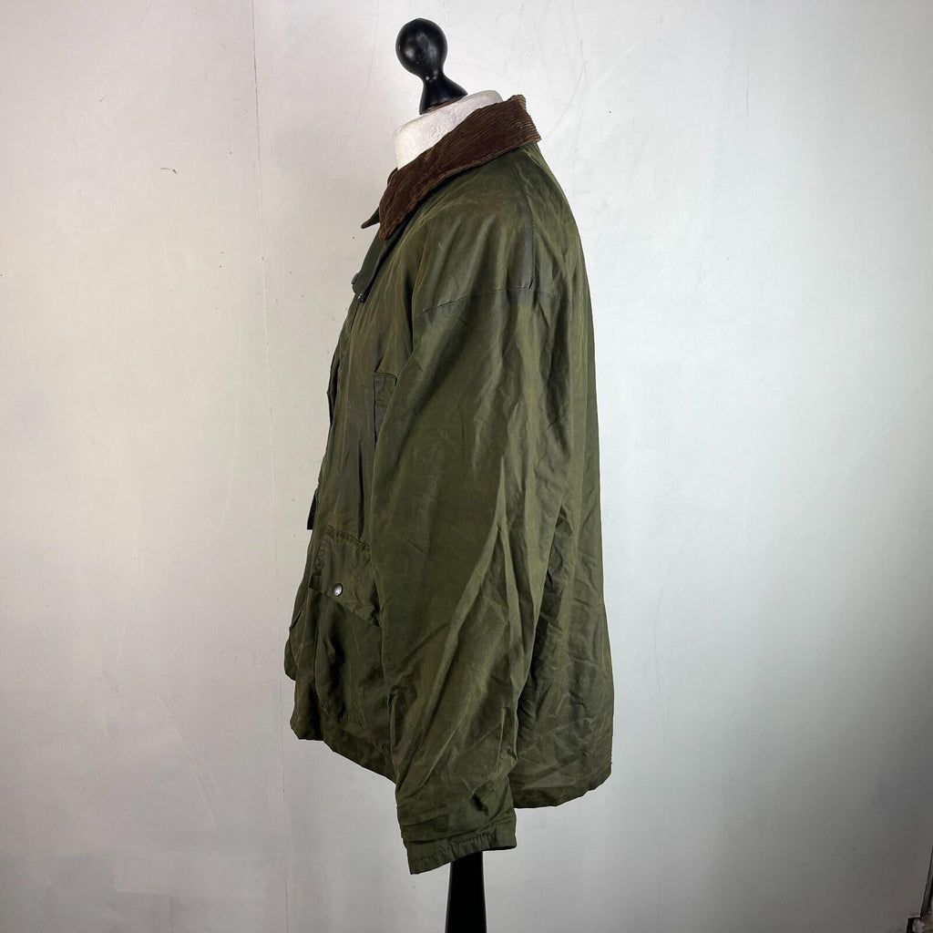 Royal Spencer Mens Wax Hunting/Farming Jacket in Green size Large