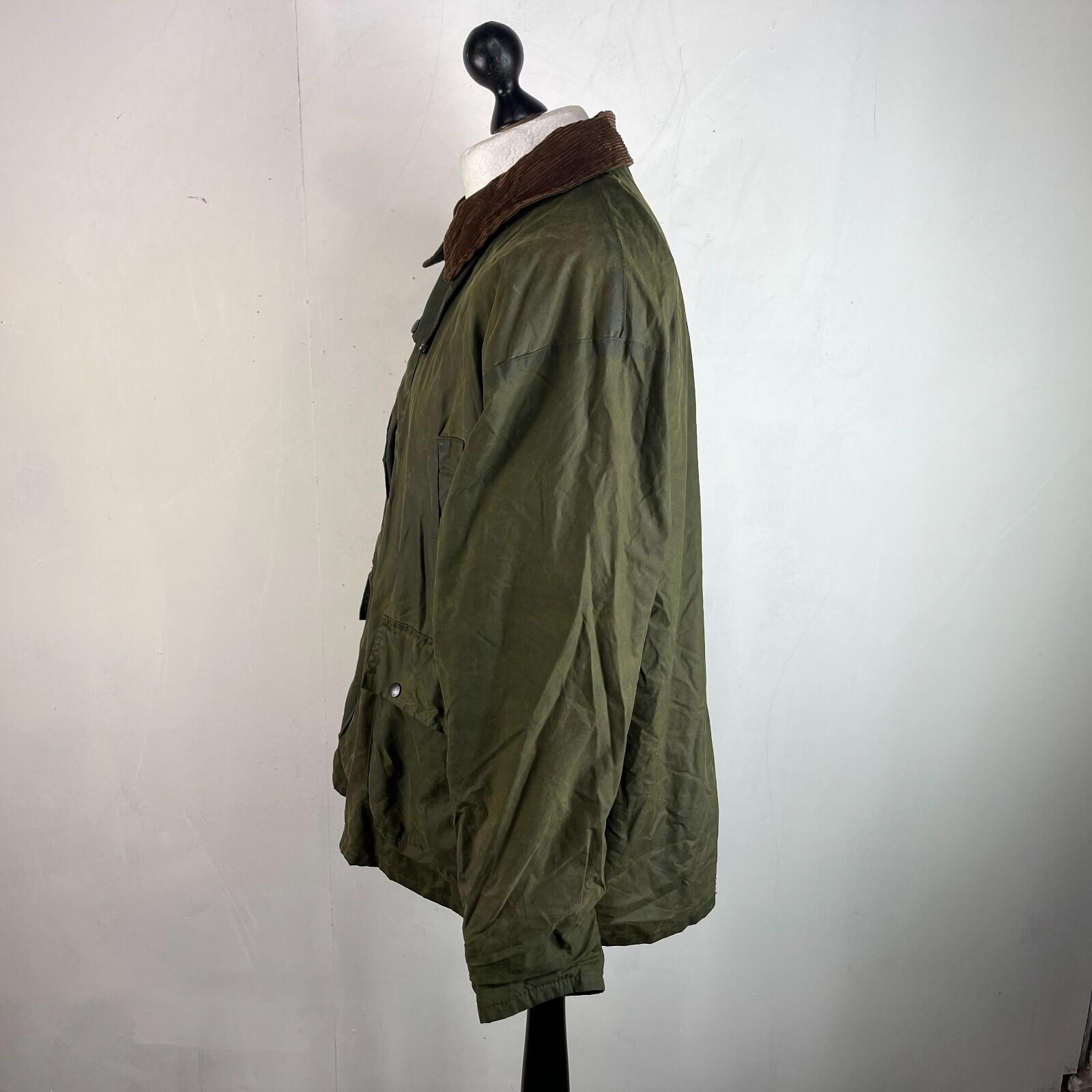 Royal Spencer Mens Wax Hunting/Farming Jacket in Green size Large
