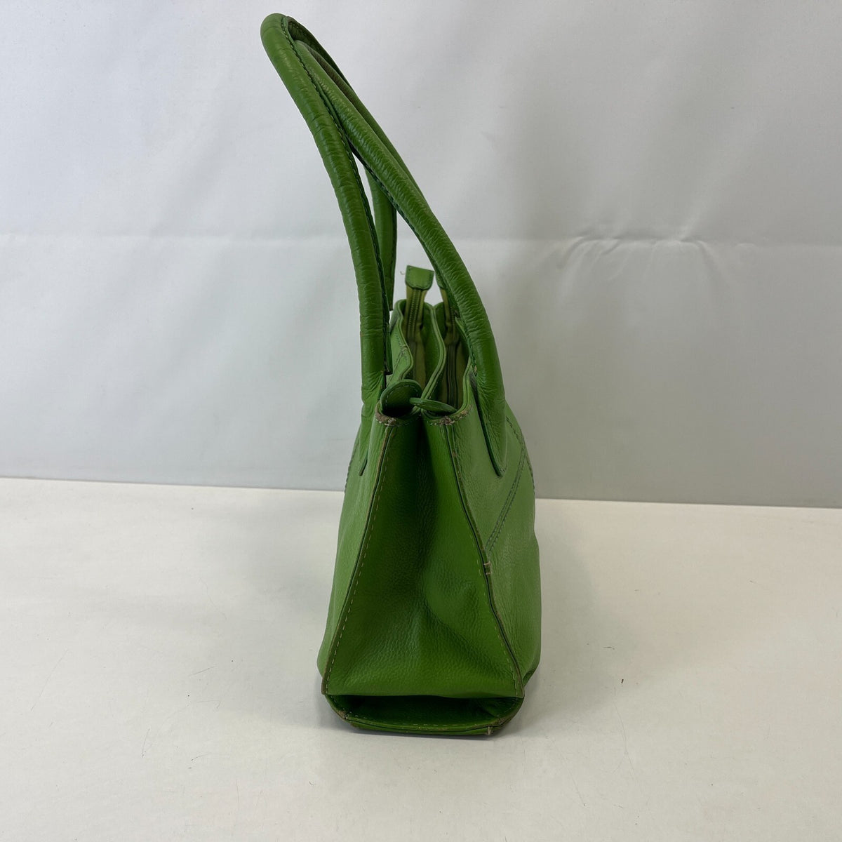 Osprey London Women's Handbag Green Leather Medium Shoulder Bag