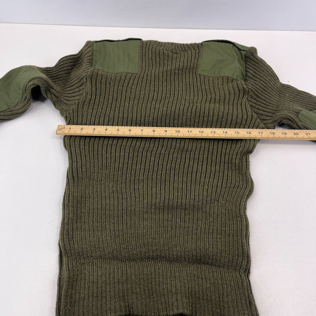 British Army Jersey Men's Heavy Olive Round Neck Jumper Jersey size 112cm