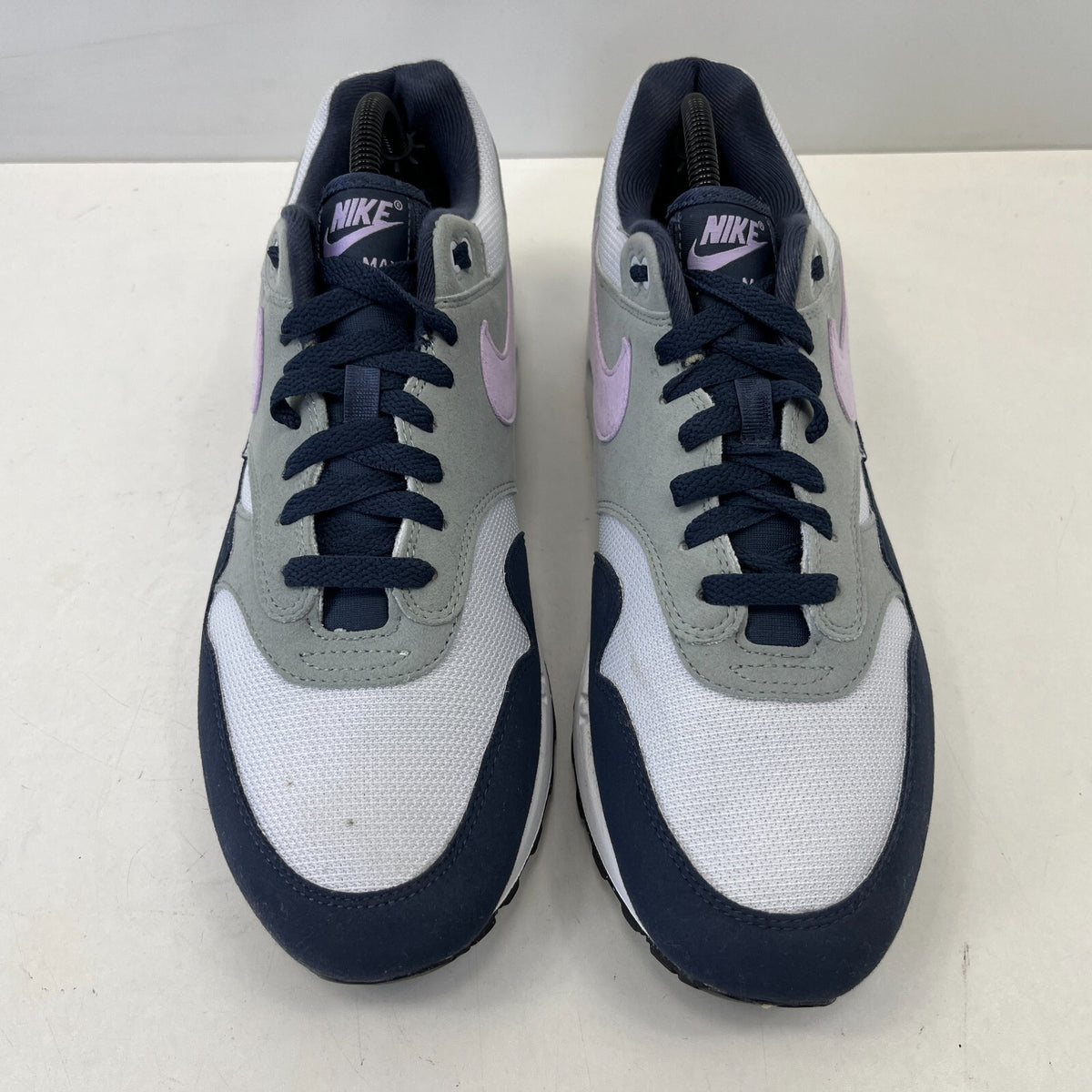 Nike Air Trainers Max Grey Lilac Blue Sneakers Shoes size UK 9